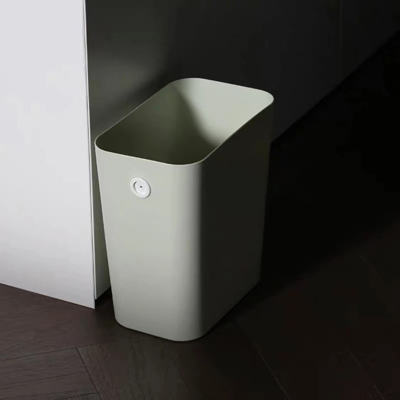 ゴミ箱家庭用フランス式隙間衛生桶客間キッチン寝室トイレ狭いトイレ蓋なし紙かご|undefined