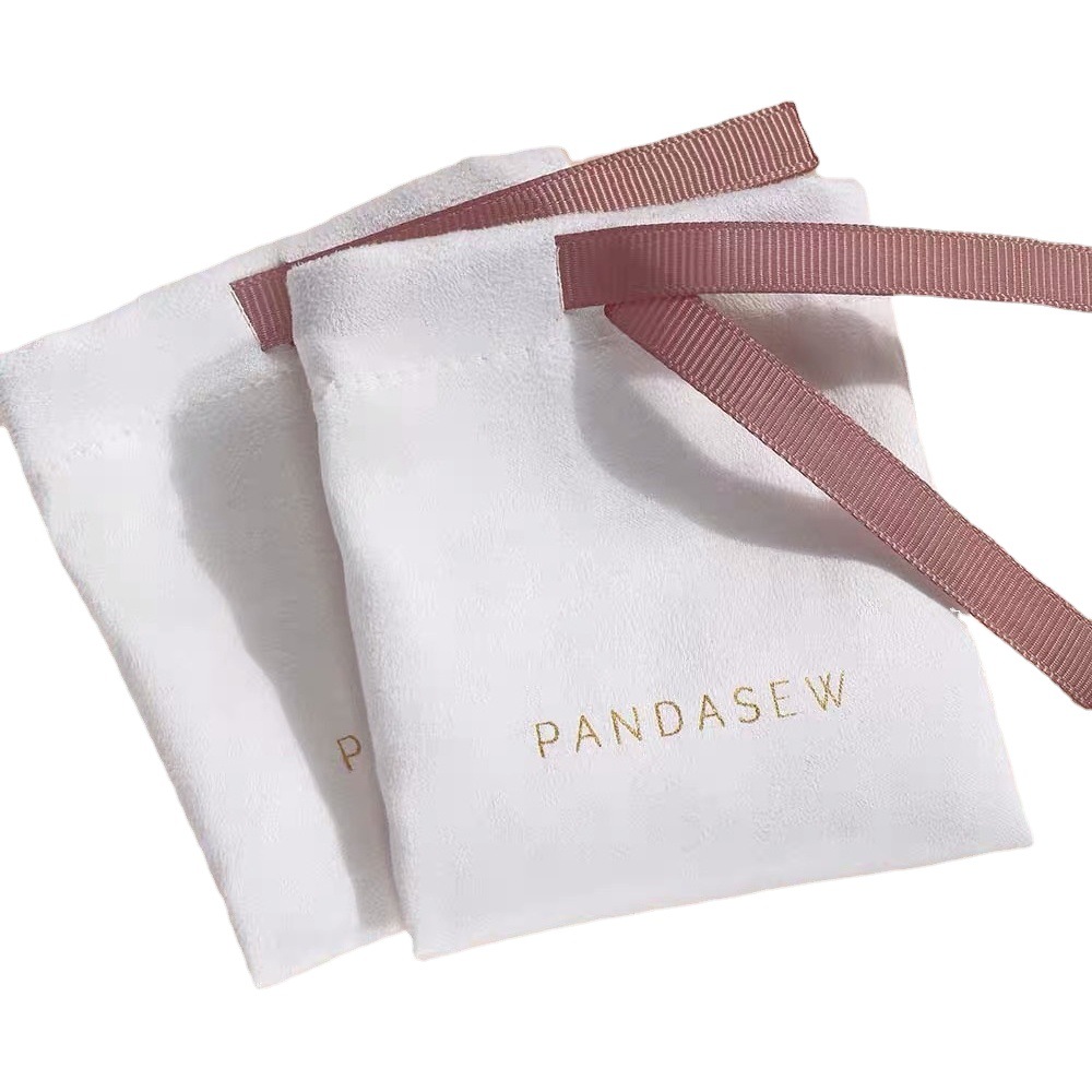 Popular cinta arco cordón pequeño bolsa brocado bolsa joyería almacenamiento bolsa regalo embalaje bolsa