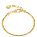 Lobster clasp gold bracelet