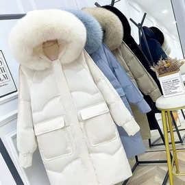 森马品牌女装新款白鸭绒羽绒服批发冬季长款外套实体直播一手货源