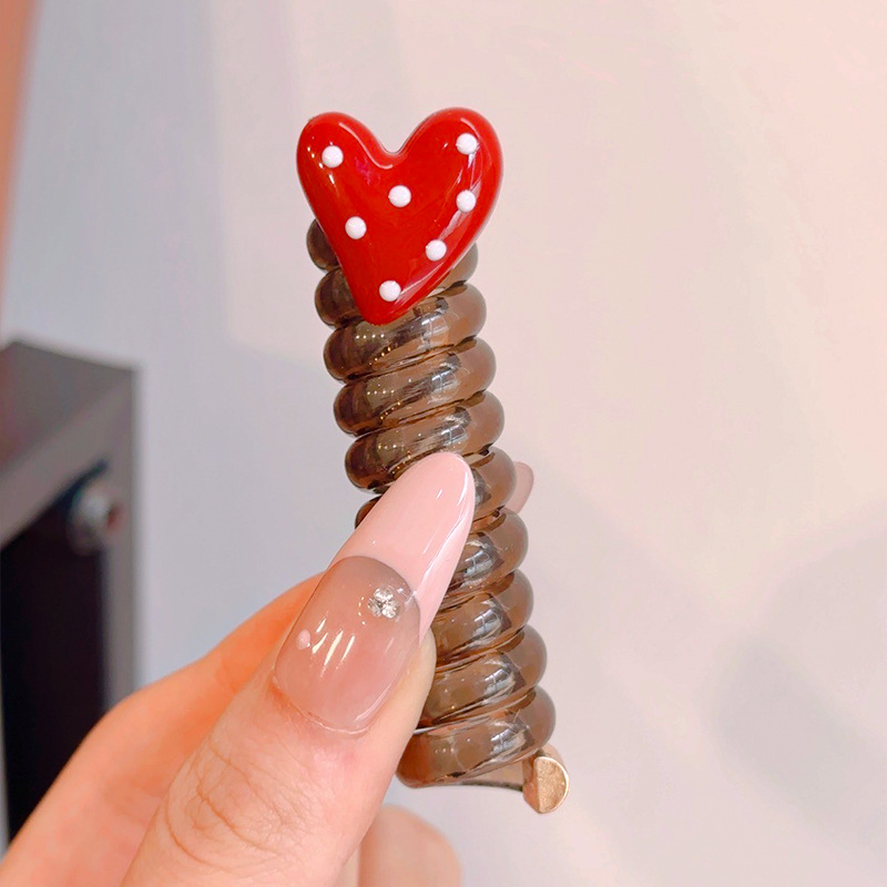 Línea telefónica coreana, lazo para el cabello, cuerda para el cabello duradera, cordón para el cabello trenzado, joyería para el cabello, banda de goma de alto valor, accesorios para el cabello para niños, lote