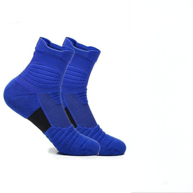 Calcetines de fútbol de baloncesto toalla de élite deportiva al aire libre profesional para hombres y mujeres en el tubo medio para aumentar el grosor antideslizante al por mayor