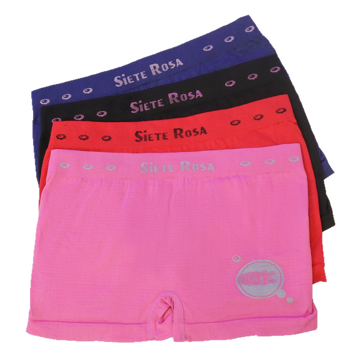 Calzoncillos bóxer para mujer, base segura, anti-caída, bragas dos en uno, calzoncillos bóxer de verano de color sólido delgado elástico