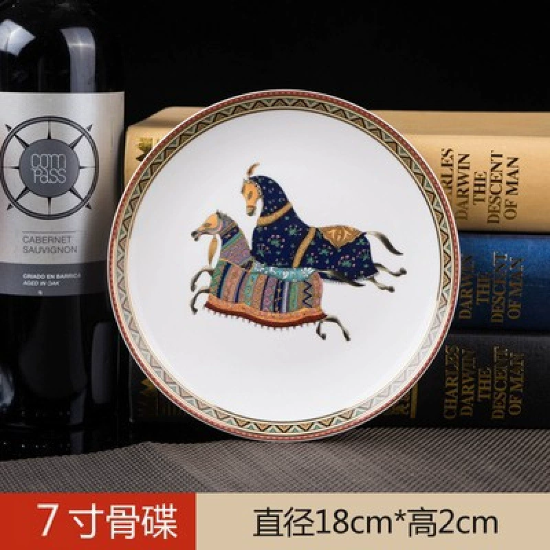 High-end ceramic tableware for hotel, set, 4 piece set