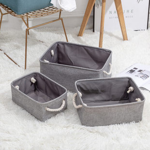 Solid color storage basket, laundry basket, storage system, increased thickness