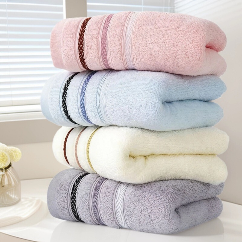 Pure Cotton Towels, Soft and Absorbent, Household Face Towels, Adult Hand Towels, Factory Direct Sales, Customizable Logo Pure Cotton Towels, Soft and Absorbent, Household Face Towels, Adult Hand Towels, Factory Direct Sales, Customizable Logo