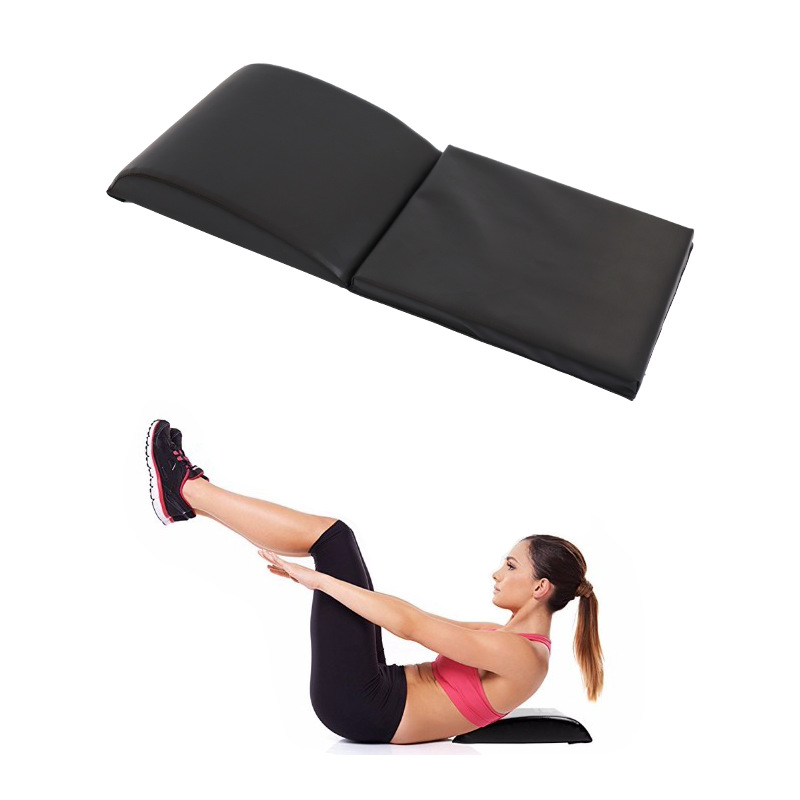 Double fold AB pad abdominal muscle exercise pad with coccyx protection sit-up waist training body [factory direct supply]]