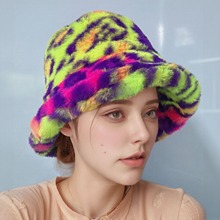 秋冬新款仿皮草英伦盆帽女士保暖渔夫帽时尚休闲学生日系毛绒礼帽