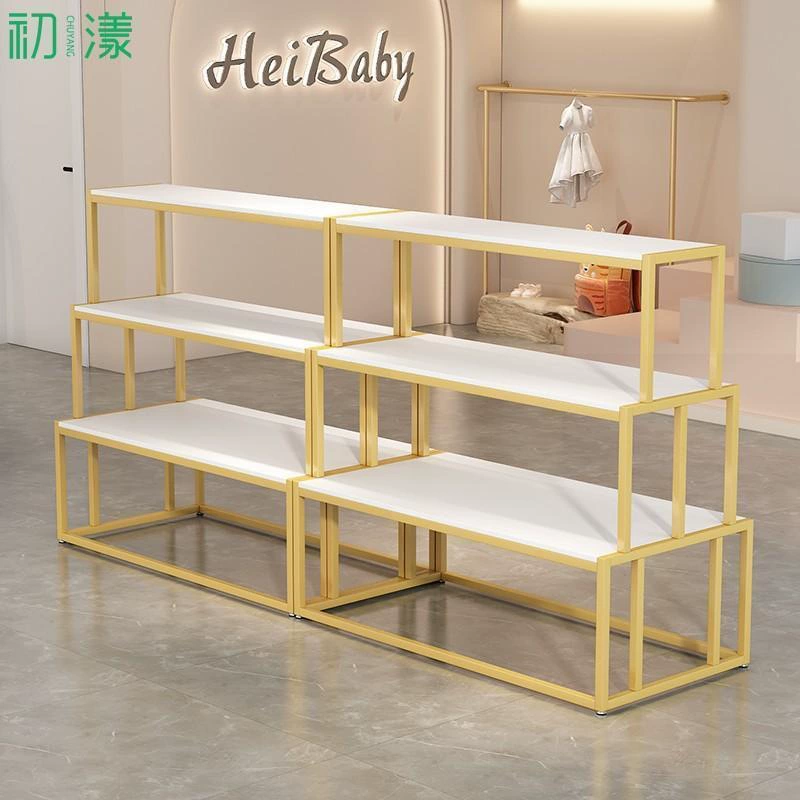 [Легкий и роскошный стиль] Торговый центр Полки Обувной магазин Стойки Сумки Полки Магазин одежды