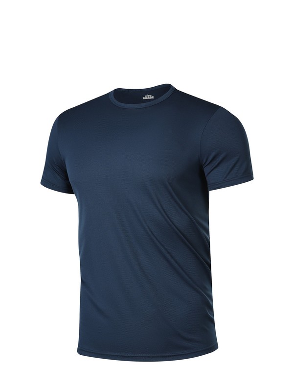 メンズスポーツ半袖スポーツ上着速乾性ラウンドネックtシャツフィットネス、ランニング、トレーニングに適しています|undefined