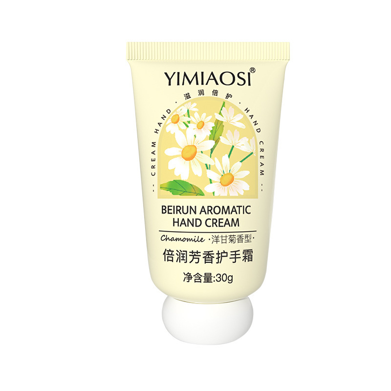 秋と冬 YIMIAOSI フルーツフラワーハンドクリーム 30 グラムダブル保湿フレグランスハンドクリームカモミールポータブル保湿|undefined