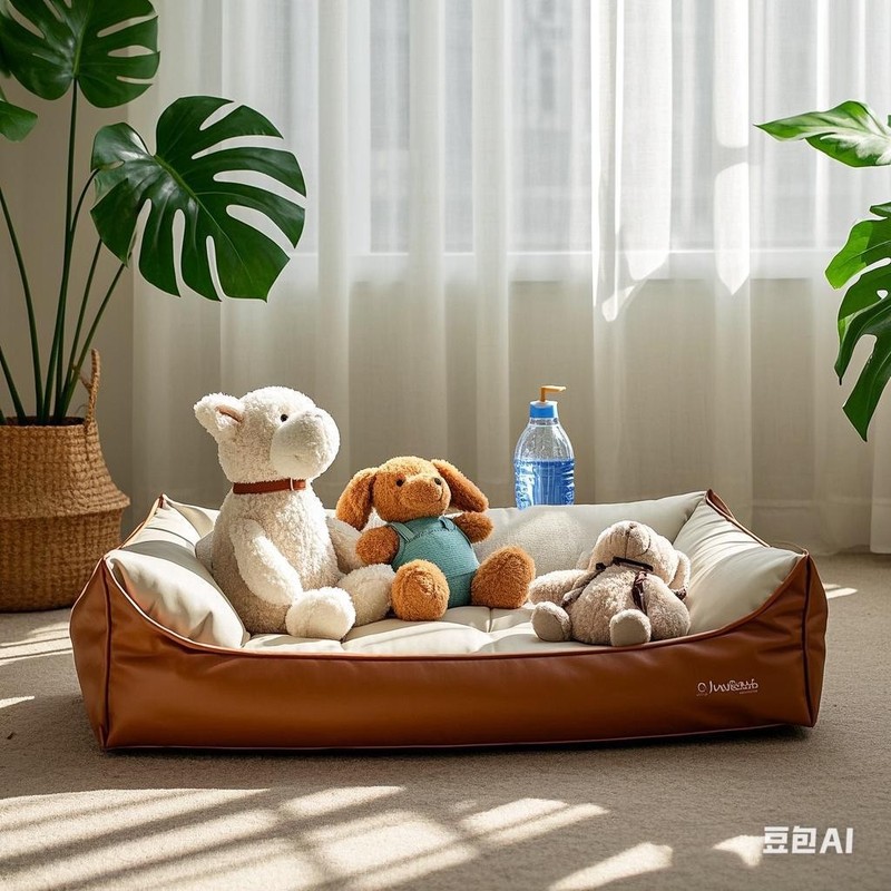 国境を越えた模造皮科技布防水犬小屋ペットベッドソファ猫小屋用品犬小屋春夏スポンジは分解して洗うことができる|undefined