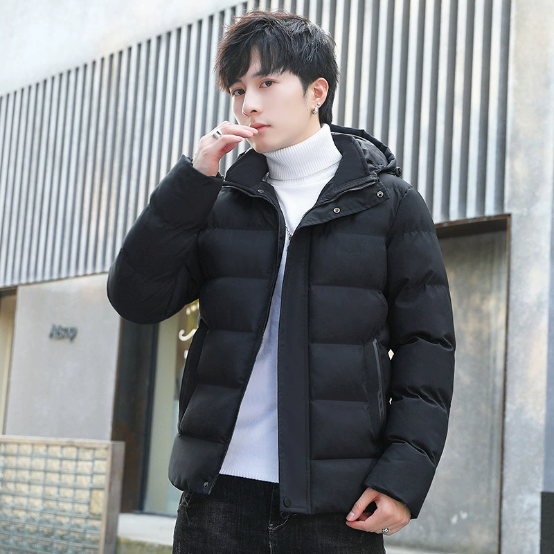 Мужское новое зимнее повседневное теплое пальто, модная универсальная куртка в корейском стиле