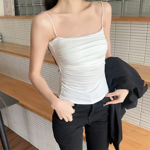 Tank top, top with cups, underwear as outerwear, straps, tube top, bra top