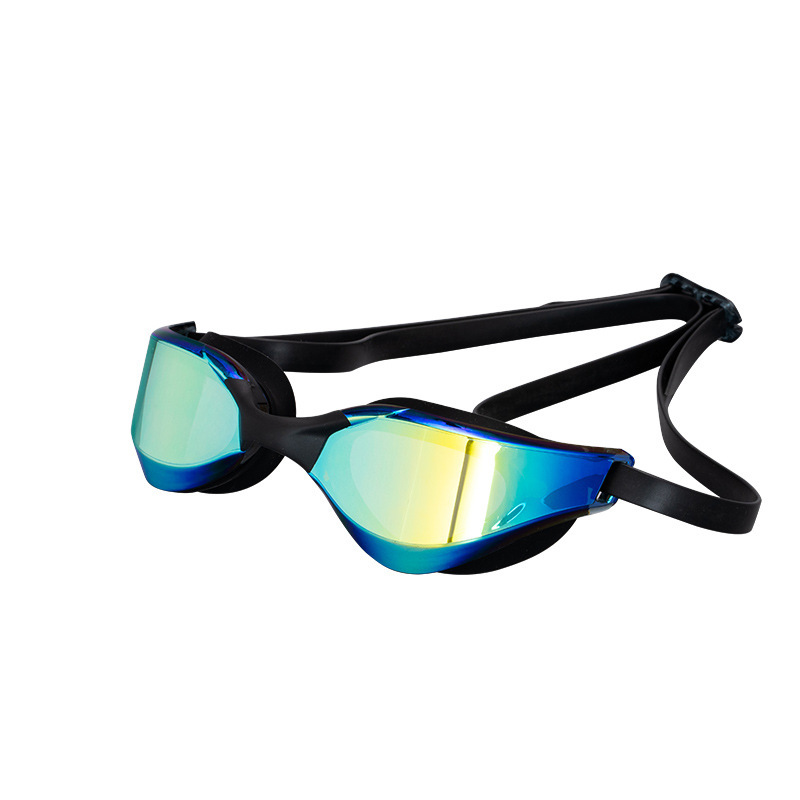 Gafas de Natación de Alta Definición Galvanizadas para Entrenamiento, PC y Silicona, Antivaho