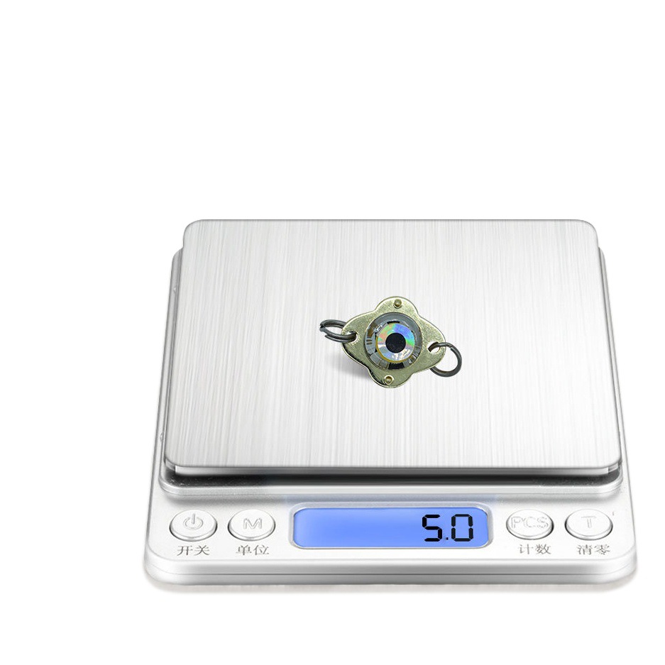 Flower-Shaped Fish-Attracting Led Light, Button-Type Fish Gathering Light, Sea Fishing Underwater Fish Gathering Device, Ultra-Bright, Strong Light, High Power