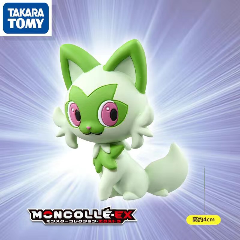 Genuino TOMY serie de juguetes hechos a mano modelo de muñecas Pokémon muñecas adornos