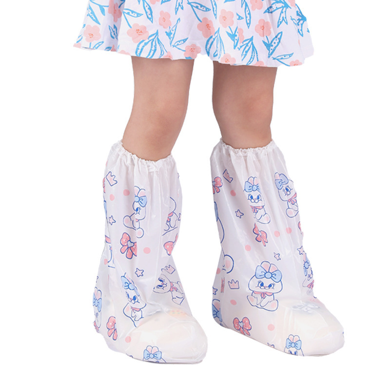 使い捨て雨靴カバー防水雨の日滑り止め防水子供雨靴カバー学生独立包装防雨足カバー|undefined