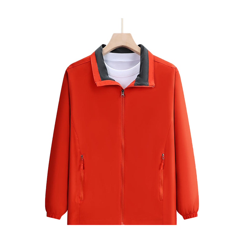 Ropa de trabajo de otoño abrigo anti-fouling ropa de trabajo rompevientos impermeable collar de soporte chaqueta de trabajo chaqueta logotipo impreso personalizado image 10