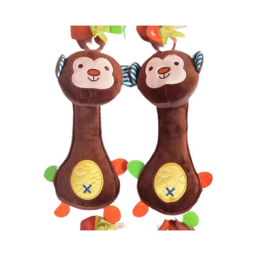 Baby Handbell Cute Zoo Series Baby Plush Handbell BB Stick