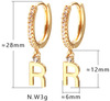 Earrings, fashionable zirconium, ear clips, European style, wholesale