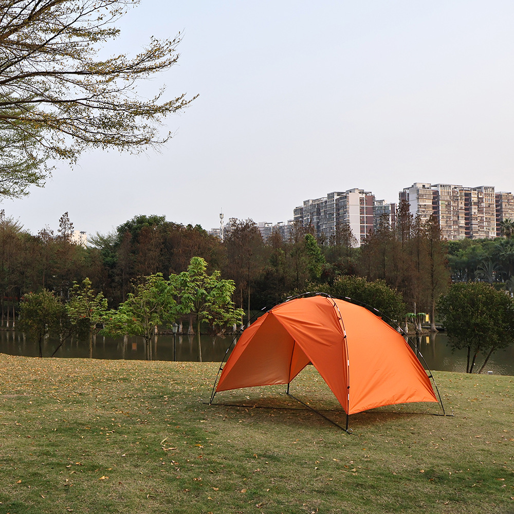 3-4 Person Outdoor Beach Tent, Portable, Bottomless, Windproof, Foldable, Large Space Tent, Sunshade