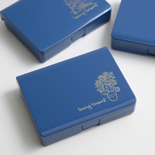 梵高水彩颜料盒12色24色水彩颜料蓝盒小号便携式1ml 0.5ml 颜料铁