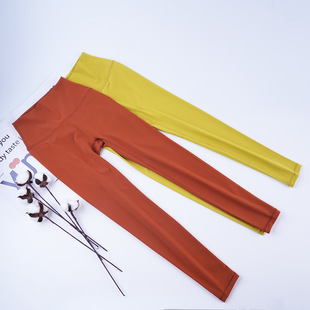 Autumn New Asian Version Butt Lifting Nude Yoga Pants Peach Butt Sports Fitness Pants High Waist Pula Pants Multi-Color