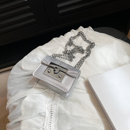 Western style mini bag, new trendy fashion internet celebrity niche design chain crossbody bag for women versatile ins