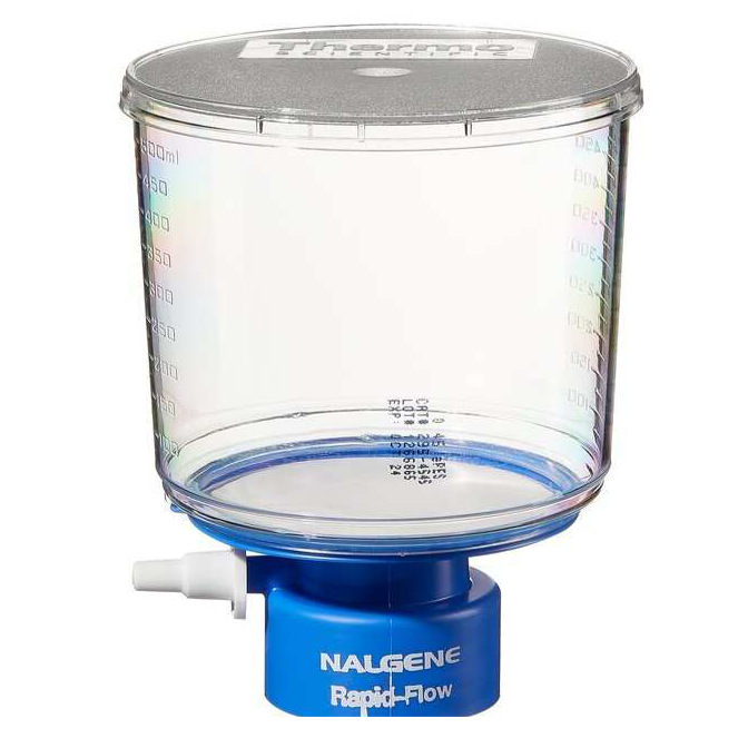 Nalgene耐洁 带PES/SFCA膜的一次性瓶盖过滤器 150ml 500ml 1L