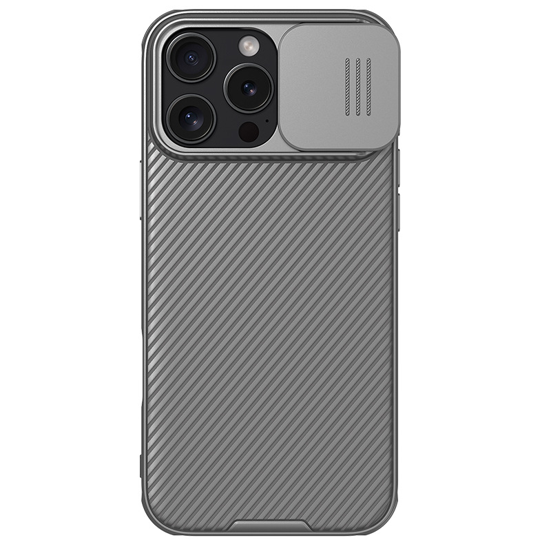 Nillkin para lente iPhone16 PRO MAX cubierta deslizante cubierta protectora antiespionaje espejo negro Apple 16