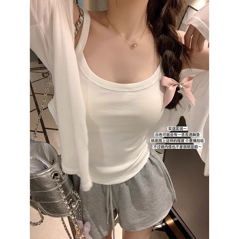 Belleza espalda camisola ropa exterior de las mujeres de verano delgada taza fija de una sola pieza Chaleco de todo partido ropa interior tubo superior