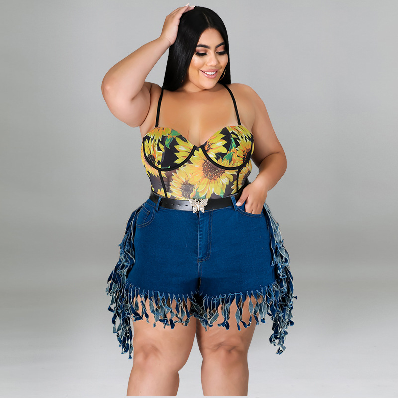 Women's Clothing Women's Sexy Tassel Denim Shorts Style Fashion For Formal & Casual For Women Sexy Tassel Denim Shorts_ecoleips.com
