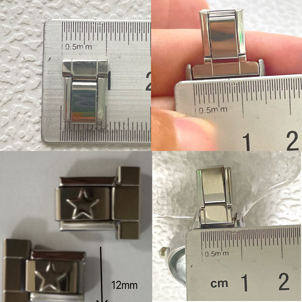 New Italian Style Modular Bracelet Series Strap Connector Shape Personalized Assembly Chain