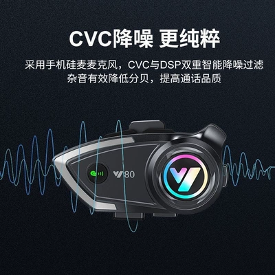 Y80-2X helmet Bluetooth headset, Motorcycle Helmet Headset