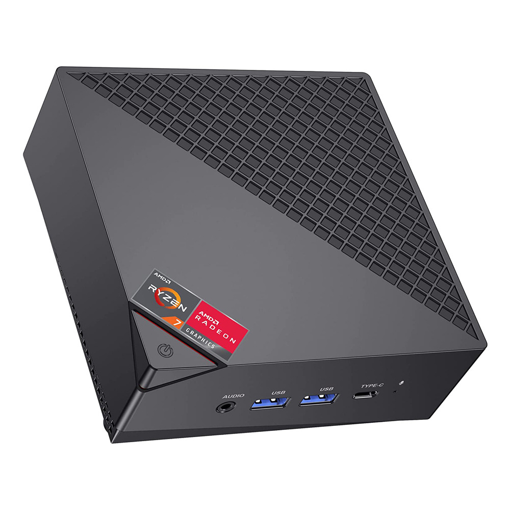4500U mini ordenador host de doble puerto de red 4K de alto rendimiento Ruilong Oficina Juego hogar pequeño mini pc