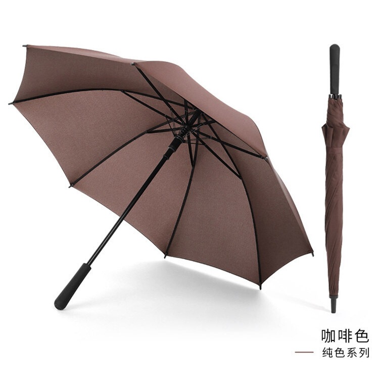30inch Golf Umbrella with Long Handle, Three-Person Logo Advertising Umbrella, Sun Umbrella, Uv Protection, Business Gift, Outdoor