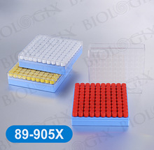 89-9050巴罗克白色0.5ml冻存管+1英寸盒子带管底码和侧码