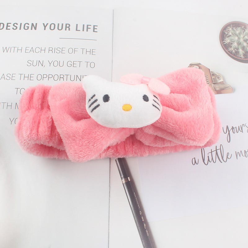 Cinta para el cabello prensado para el lavado de cara de otoño e invierno, cinta para el cabello linda, diadema antideslizante dulce, diadema, tocado