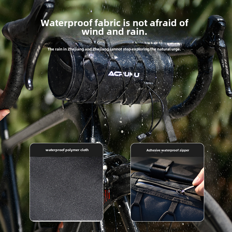ACRUNU bicycle front beam bag mountain road bike upper tube bag storage waterproof saddle bag riding accessories equipment_voghion.com