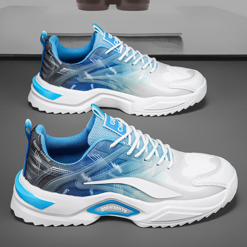 Zapatos de hombre de primavera 2026 nuevos estudiantes deportes ociosos juveniles en línea padre universal zapatos de moda zapatos transpirables para hombre