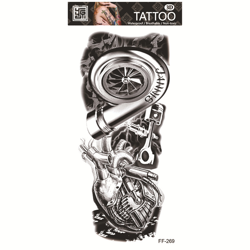 Tatuajes Temporales Impermeables de Papel de Transferencia al Agua para Cuerpo Entero image 75