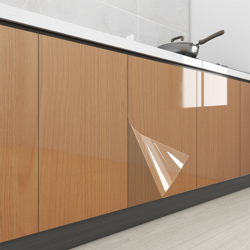 Waterproof Protective Film, Moisture-Proof Sticker, Bathroom, Toilet Door, Wooden Door, Cabinet, Furniture, Transparent Film