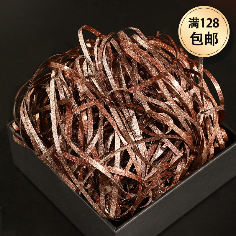 Glitter colorido papel desmenuzado DE LA AFIA seda caja de regalo accesorios caja de regalo decoración relleno grande al por mayor