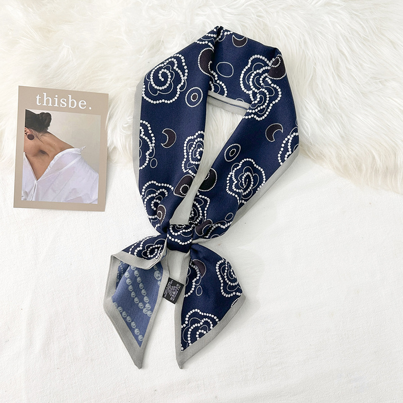 Diseño coreano de doble cara de estilo nicho toallas de correa de moda otoño y invierno damas de alto nivel de decoración bufandas de collar toallas de ángulo
