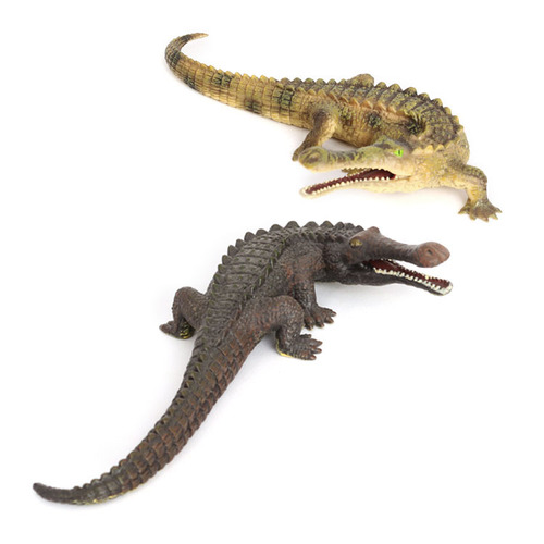 Children's simulation model amphibian crocodile toy Nile crocodile wild boar crocodile alligator wild animal model