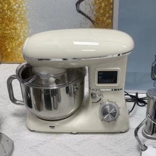 多功能厨师机榨汁机家用电动搅拌机带绞肉压面配件6.5L大容量跨境