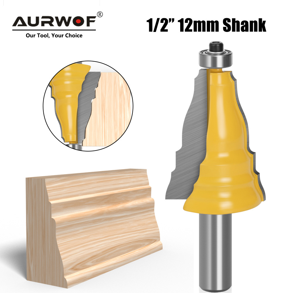 12柄1/2柄皇冠扶手刀橱柜线刀吊顶刀柜门线条刀木工铣刀