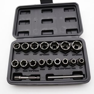 18Pcs Set of Screw Extractor, Damaged and Incomplete Screw and Nut Extractor, Manufacturer Wholesale Broken Wire Extractor