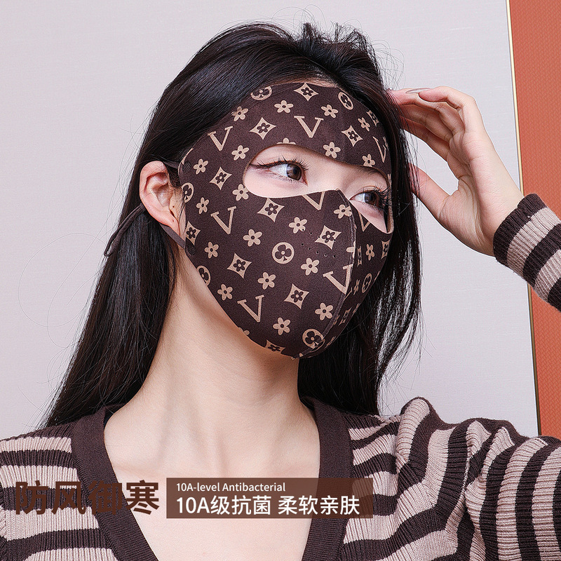 2025澳绒秋冬保暖脸基尼upf1000防晒面罩10A抗菌保暖口罩女高颜值|undefined